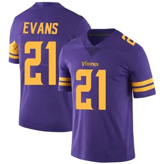 Minnesota Vikings Men's Akayleb Evans Limited Color Rush Jersey - Purple