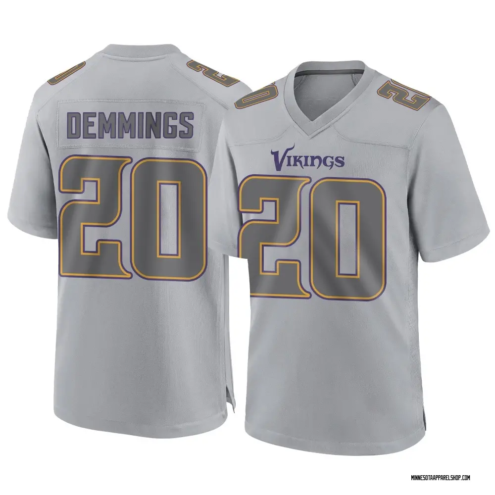 Minnesota Vikings Men's Charles Demmings Game Atmosphere Fashion Jersey - Gray
