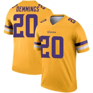 Minnesota Vikings Men's Charles Demmings Legend Inverted Jersey - Gold