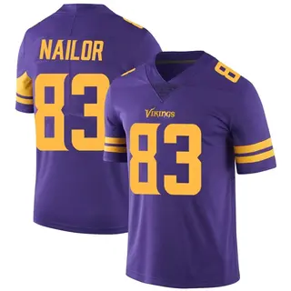 Minnesota Vikings Men's Jalen Nailor Limited Color Rush Jersey - Purple