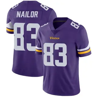 Minnesota Vikings Men's Jalen Nailor Limited Team Color Vapor Untouchable Jersey - Purple