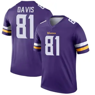 Minnesota Vikings Men's Joaquin Davis Legend Jersey - Purple