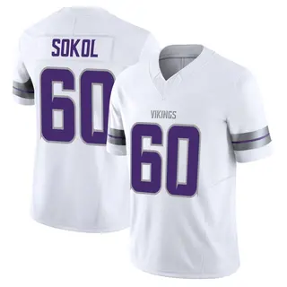 Minnesota Vikings Men's Josh Sokol Limited Alternate Vapor F.U.S.E. Jersey - White
