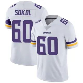Minnesota Vikings Men's Josh Sokol Limited Vapor Untouchable Jersey - White