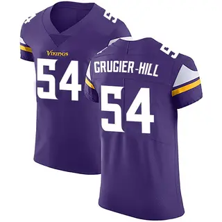 Minnesota Vikings Men's Kamu Grugier-Hill Elite Team Color Vapor Untouchable Jersey - Purple
