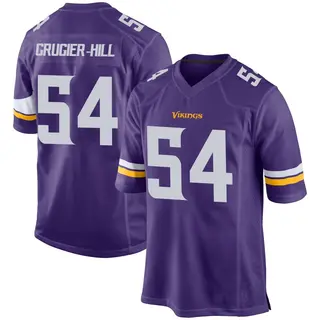 Minnesota Vikings Men's Kamu Grugier-Hill Game Team Color Jersey - Purple