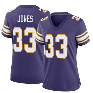 Minnesota Vikings Women's Aaron Jones Game Classic Jersey - Purple