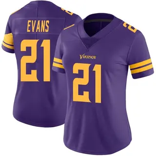 Minnesota Vikings Women's Akayleb Evans Limited Color Rush Jersey - Purple