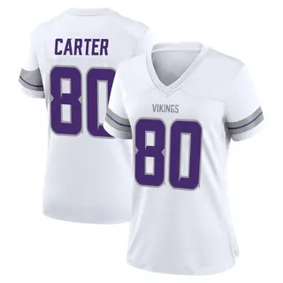 Minnesota Vikings Women's Cris Carter Game Alternate Jersey - White