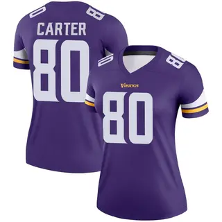 Minnesota Vikings Women's Cris Carter Legend Jersey - Purple