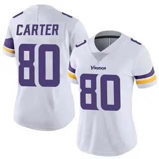 Minnesota Vikings Women's Cris Carter Limited Vapor Untouchable Jersey - White