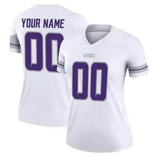 Minnesota Vikings Women's Custom Legend Alternate Jersey - White