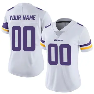 Minnesota Vikings Women's Custom Limited Vapor Untouchable Jersey - White