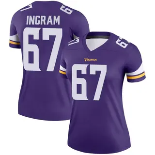 Minnesota Vikings Women's Ed Ingram Legend Jersey - Purple