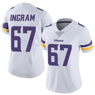 Minnesota Vikings Women's Ed Ingram Limited Vapor Untouchable Jersey - White