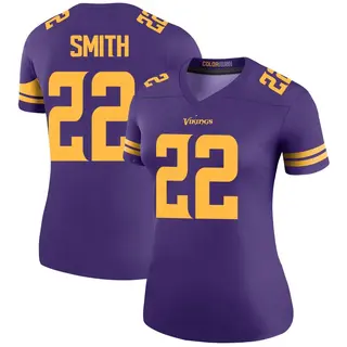 Minnesota Vikings Women's Harrison Smith Legend Color Rush Jersey - Purple