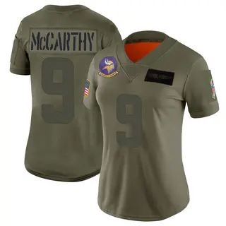 Minnesota Vikings Women's J.J. McCarthy Limited 2019 Salute to Service Jersey - Camo
