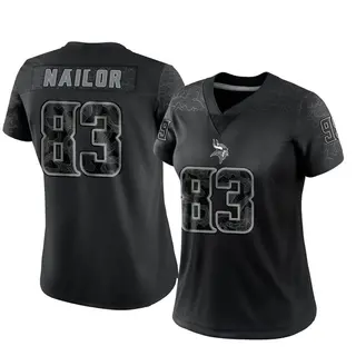 Minnesota Vikings Women's Jalen Nailor Limited Reflective Jersey - Black