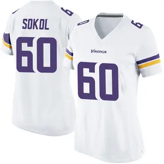 Minnesota Vikings Women's Josh Sokol Game Jersey - White