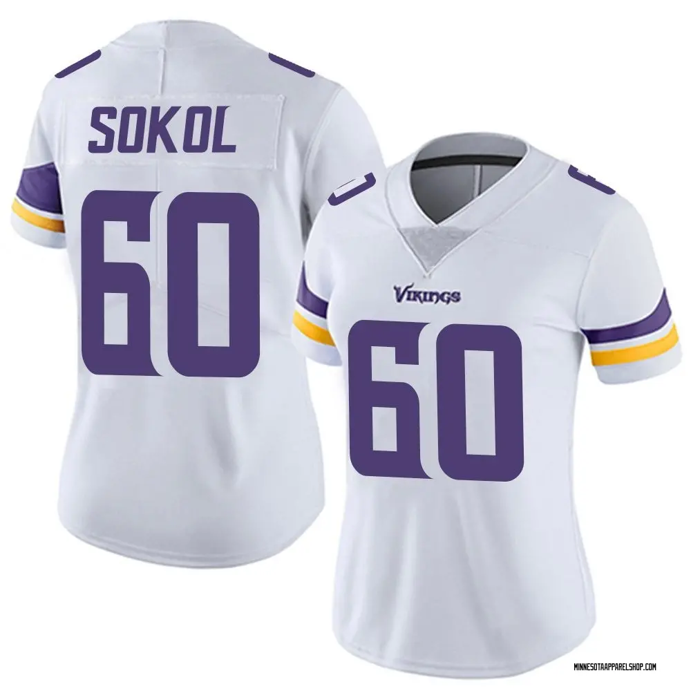 Minnesota Vikings Women's Josh Sokol Limited Vapor Untouchable Jersey - White