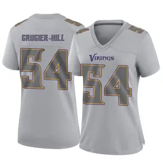 Minnesota Vikings Women's Kamu Grugier-Hill Game Atmosphere Fashion Jersey - Gray