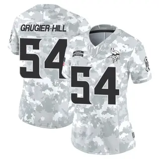 Minnesota Vikings Women's Kamu Grugier-Hill Limited 2024 Salute to Service Jersey - Arctic Camo