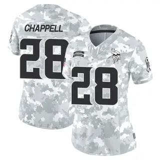 Minnesota Vikings Women's Tyreek Chappell Limited 2024 Salute to Service Jersey - Arctic Camo