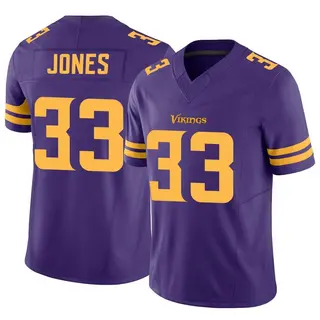 Minnesota Vikings Youth Aaron Jones Limited Alternate Vapor F.U.S.E. Jersey - Purple