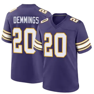 Minnesota Vikings Youth Charles Demmings Game Classic Jersey - Purple