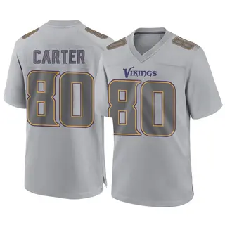 Minnesota Vikings Youth Cris Carter Game Atmosphere Fashion Jersey - Gray