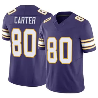 Minnesota Vikings Youth Cris Carter Limited Classic Vapor F.U.S.E. Jersey - Purple