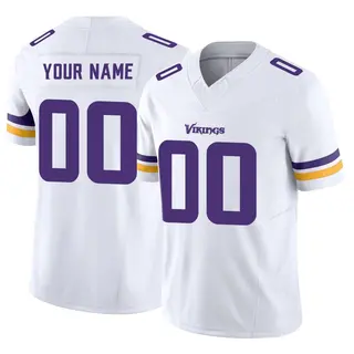 Minnesota Vikings Youth Custom Limited Vapor F.U.S.E. Jersey - White