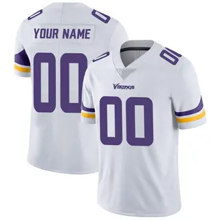 Minnesota Vikings Youth Custom Limited Vapor Untouchable Jersey - White