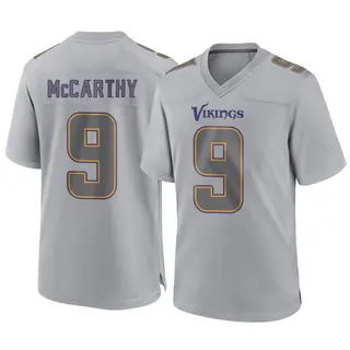 Minnesota Vikings Youth J.J. McCarthy Game Atmosphere Fashion Jersey - Gray