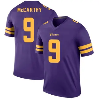 Minnesota Vikings Youth J.J. McCarthy Legend Color Rush Jersey - Purple