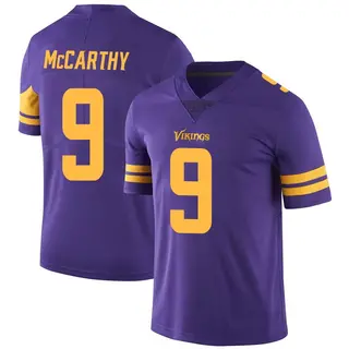 Minnesota Vikings Youth J.J. McCarthy Limited Color Rush Jersey - Purple