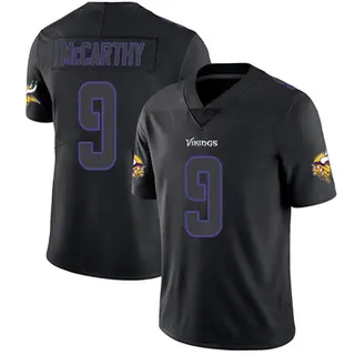 Minnesota Vikings Youth J.J. McCarthy Limited Jersey - Black Impact