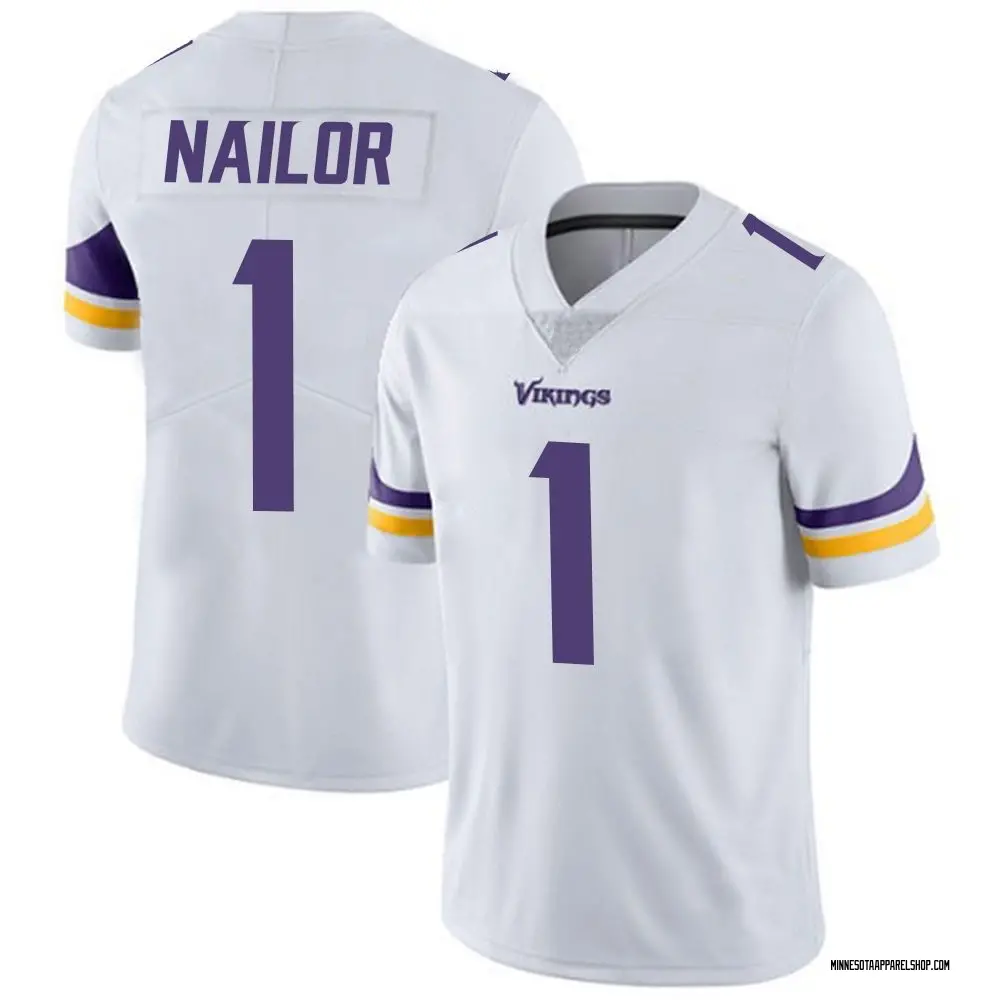 Minnesota Vikings Youth Jalen Nailor Limited Vapor Untouchable Jersey - White