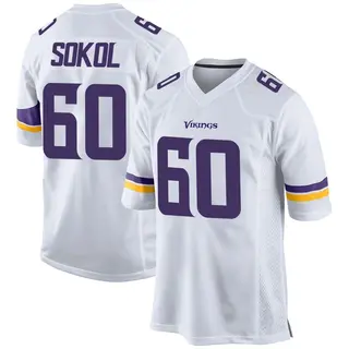 Minnesota Vikings Youth Josh Sokol Game Jersey - White