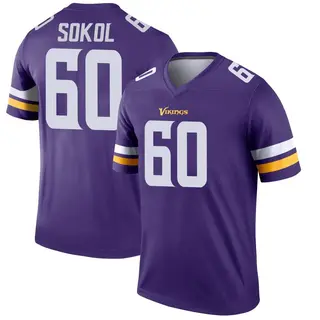 Minnesota Vikings Youth Josh Sokol Legend Jersey - Purple