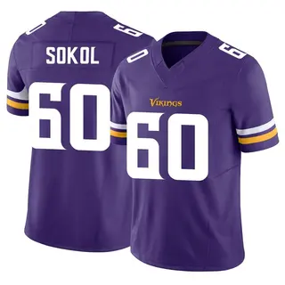Minnesota Vikings Youth Josh Sokol Limited Vapor F.U.S.E. Jersey - Purple