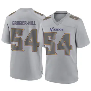 Minnesota Vikings Youth Kamu Grugier-Hill Game Atmosphere Fashion Jersey - Gray