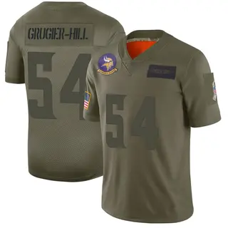 Minnesota Vikings Youth Kamu Grugier-Hill Limited 2019 Salute to Service Jersey - Camo